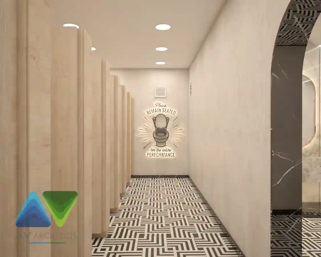 Toilets commercial Interior Project